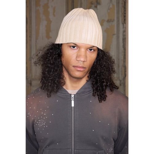 Berretto Beanie Premium slavato con teschio - boohoo - Modalova