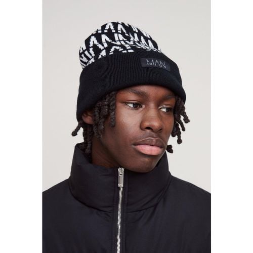 Gorro Man En Contraste, Negro - boohoo - Modalova