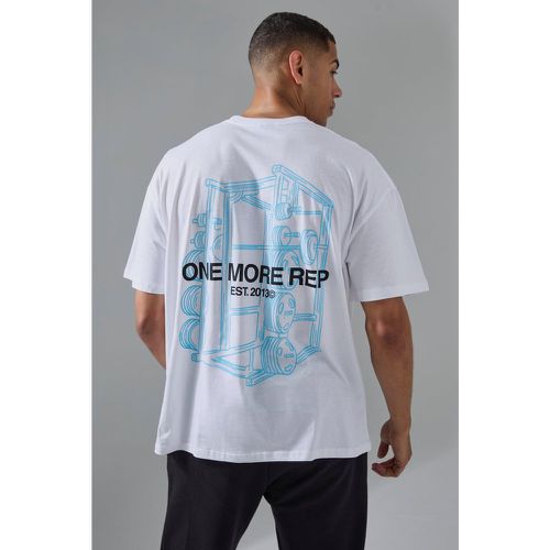 T-shirt oversize Man Active One More Rep - boohoo - Modalova