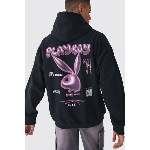 Sudadera Oversize Con Capucha Y Estampado Universitario De Playboy - boohoo - Modalova