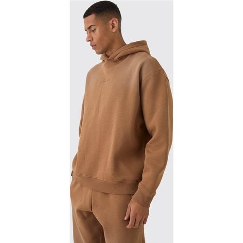 Sudadera Oversize Man Con Capucha Y Lavado A La Piedra - boohoo - Modalova