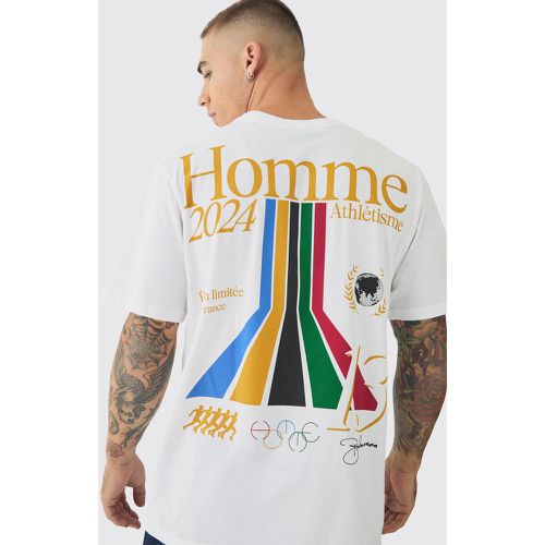 Camiseta Con Estampado Homme Athletic - boohoo - Modalova