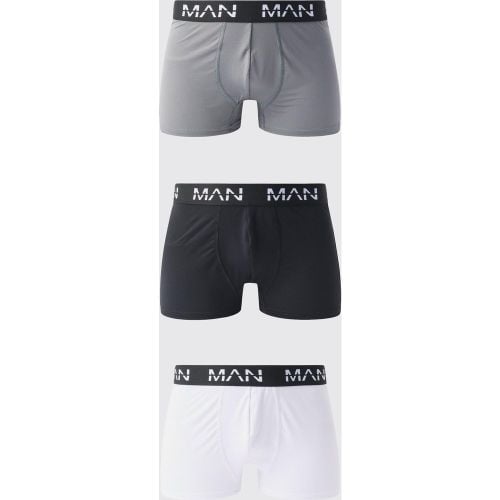 Pack De 3 Bóxers Man Active Resistentes - boohoo - Modalova