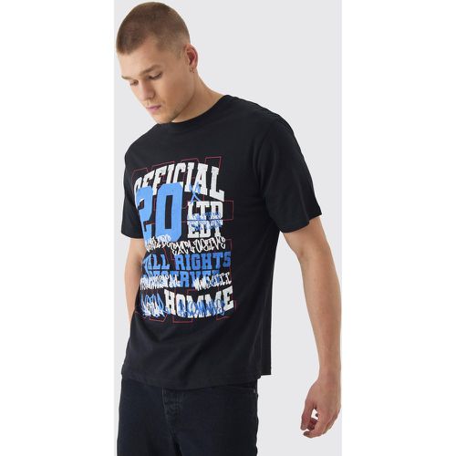 Camiseta Con Estampado Universitario Official - boohoo - Modalova