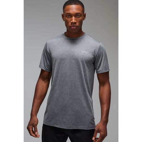 Camiseta Man Active Regular De Malla Jaspeada - boohoo - Modalova