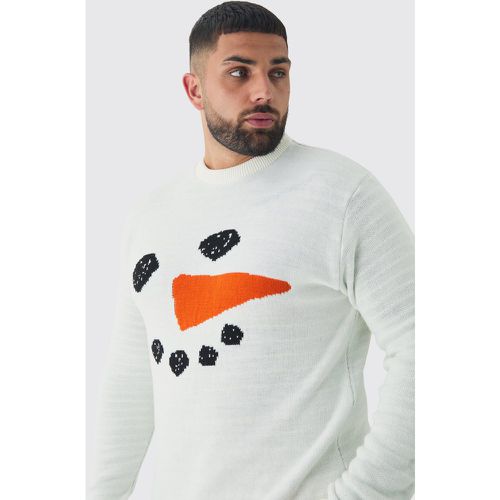 Jersey Plus Navideño Con Muñeco De Nieve - boohoo - Modalova