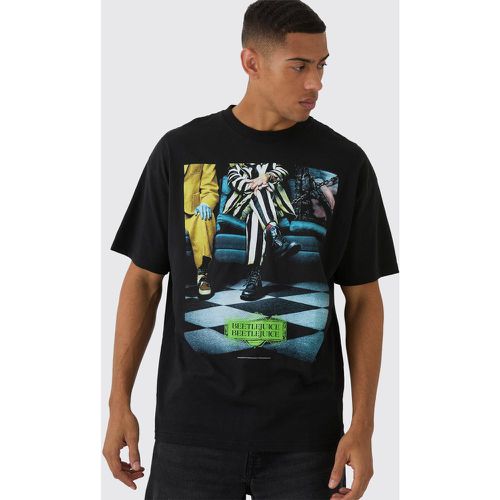 Camiseta Oversize Con Estampado De Beetlejuice - boohoo - Modalova