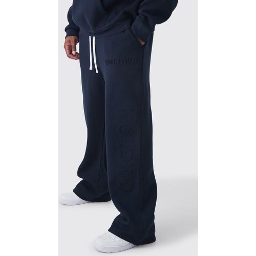 Pantaloni tuta Plus Size rilassati con incisioni Worldwide - boohoo - Modalova