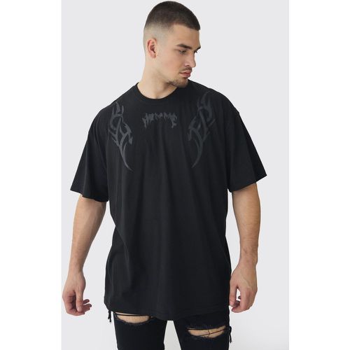 Camiseta Tall Oversize Con Estampado Homme Y2K - boohoo - Modalova