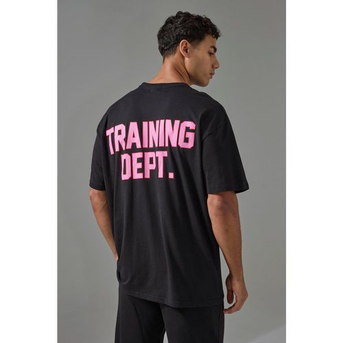 Camiseta Oversize Con Estampado Training Dept - boohoo - Modalova