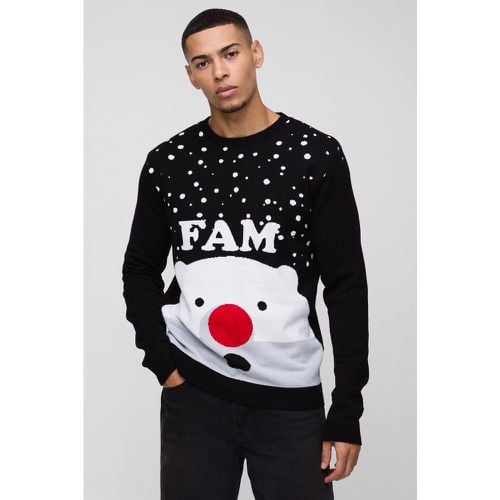 Jersey Navideño Regular Con Estampado Fam - boohoo - Modalova