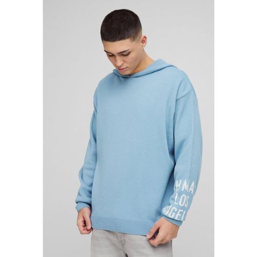 Sudadera Oversize Man De Punto Con Capucha - boohoo - Modalova