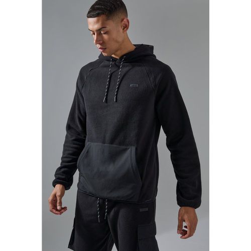 Sudadera Man Active De Forro Polar Con Capucha - boohoo - Modalova