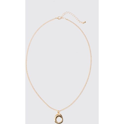 Collana con pendente ad anello - boohoo - Modalova