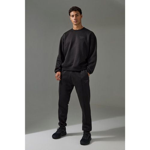 Chándal Man Active Con Pantalón Deportivo Ajustado Y Sudadera Recta Training Dept - boohoo - Modalova