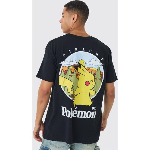 Camiseta Oversize Con Estampado De Pokemon Scenic - boohoo - Modalova