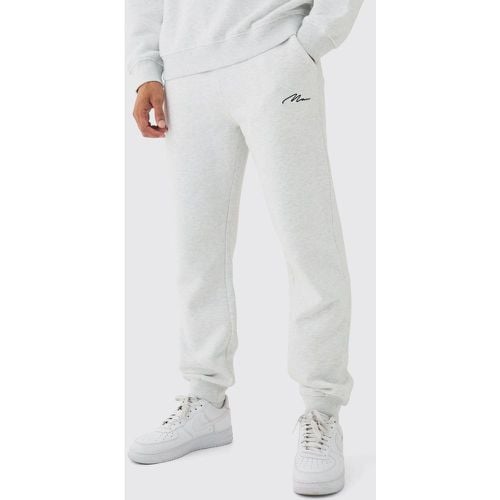 Pantaloni tuta Regular Fit con firma Man - boohoo - Modalova