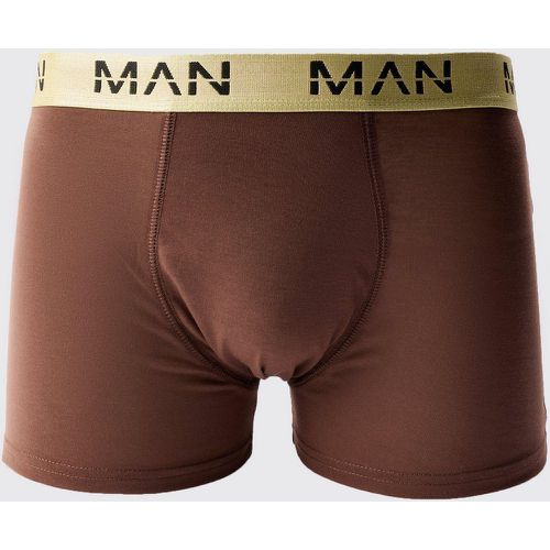 Boxer Man Dash color oro con fascia in vita - boohoo - Modalova