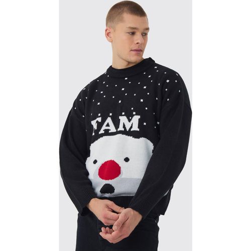 Jersey Navideño Regular Con Estampado Fam - boohoo - Modalova