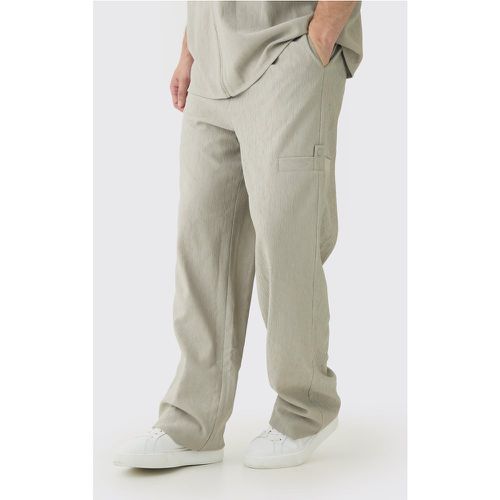 Pantaloni sartoriali Tall con trama - boohoo - Modalova