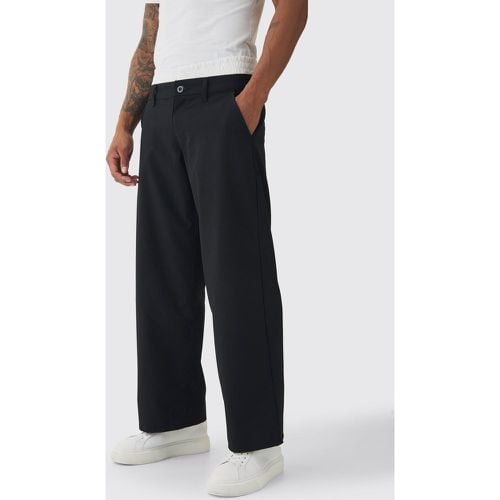 Pantalón Ancho Con Bóxer Y Cintura Elástica Doble - boohoo - Modalova