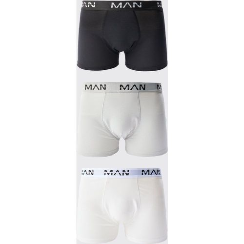 Boxer Man in colori misti - set di 3 paia - boohoo - Modalova