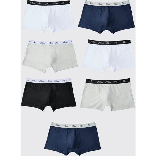 Boxer classici Plus Size Man Dash Repeat - set di 7 paia - boohoo - Modalova