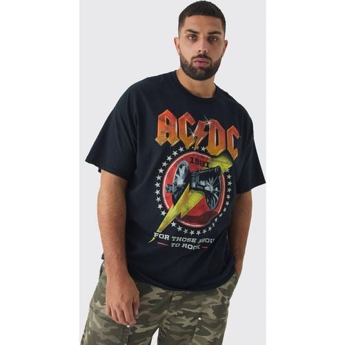 Camiseta Plus Con Estampado De Acdc - boohoo - Modalova