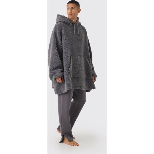 Sudadera Oversize De Forro Polar Con Capucha - boohoo - Modalova