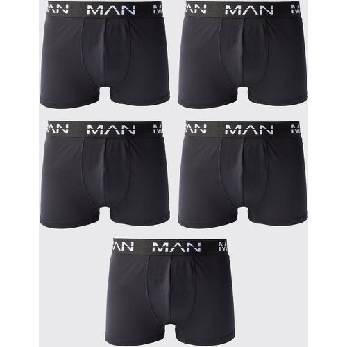 Boxer Man Active per alta performance - set di 5 paia - boohoo - Modalova