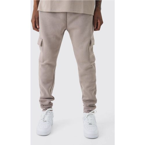 Pantalón Deportivo Cargo Básico Pitillo - boohoo - Modalova