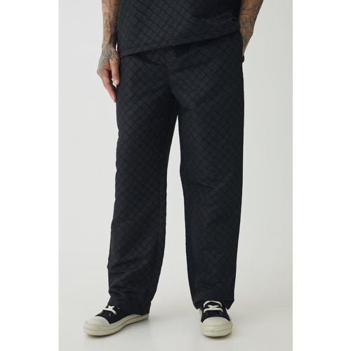 Pantalón Tall Holgado Texturizado 3D - boohoo - Modalova