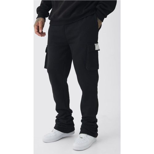 Pantalón Deportivo Tall Pitillo Cargo De Tela Súper Plisado Con Etiqueta - boohoo - Modalova