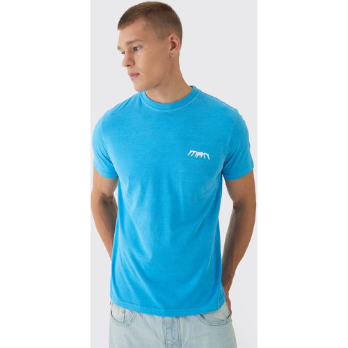 Camiseta Man Ajustada, Azul - boohoo - Modalova