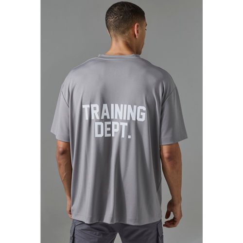 T-shirt oversize Man Active Training Dept per alta performance - boohoo - Modalova