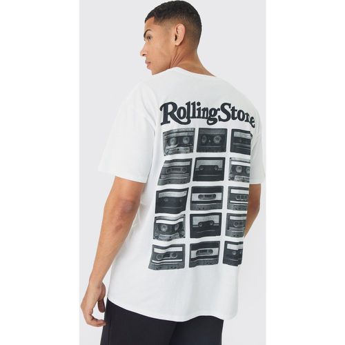 T-shirt oversize ufficiale dei Rolling Stones con stampa - boohoo - Modalova