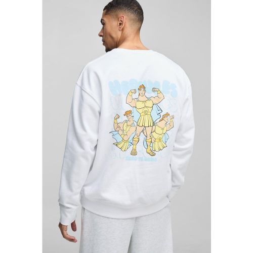 Sudadera Oversize Con Estampado De Disney Hércules - boohoo - Modalova