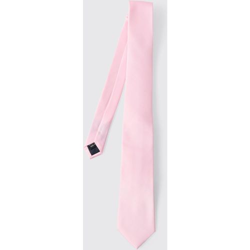 Corbata De Raso Rosa, Pink - boohoo - Modalova