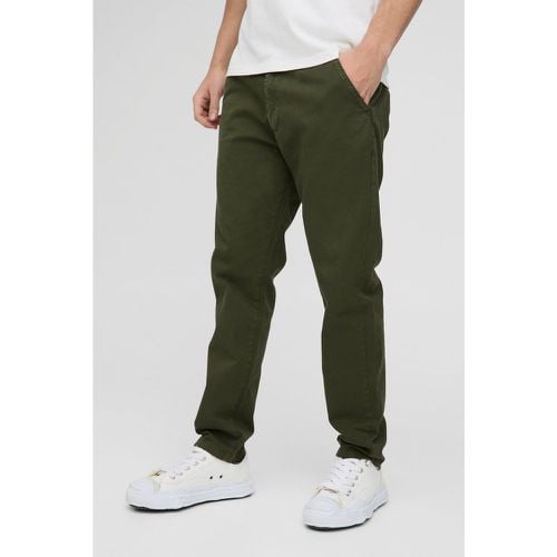 Pantalón Chino Recto Con Cintura Fija - boohoo - Modalova