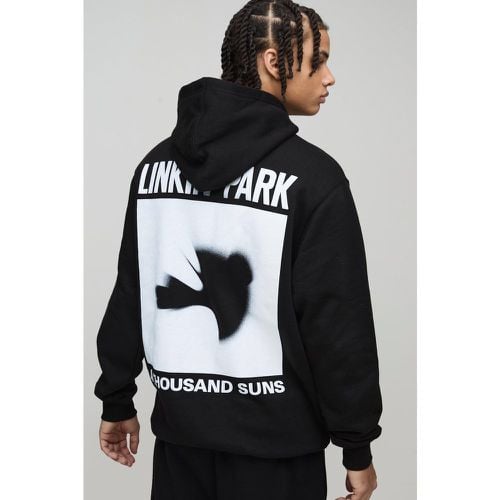 Felpa oversize ufficiale dei Linkin Park con cappuccio - boohoo - Modalova