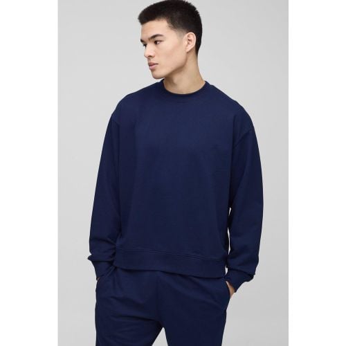 Sudadera Oversize Básica Recta Con Cuello Extendido - boohoo - Modalova