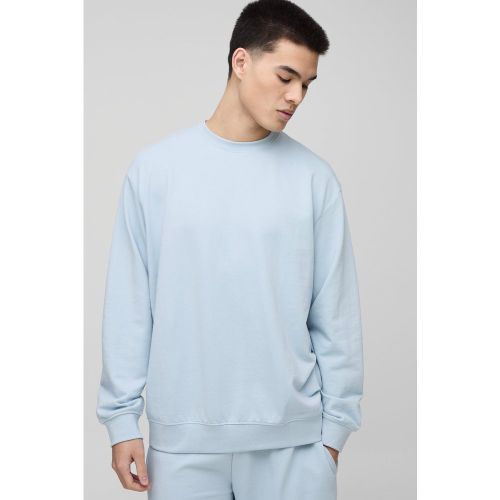 Sudadera Oversize Básica Con Cuello De Caja - boohoo - Modalova