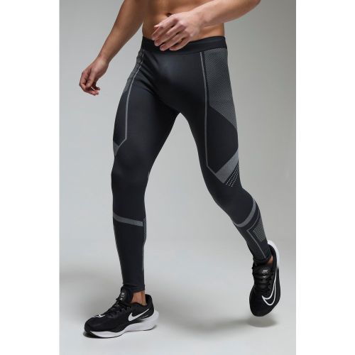 Legging Man Active traforati senza cuciture - boohoo - Modalova