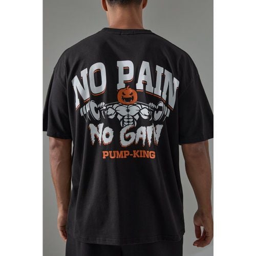 Camiseta Man Active Oversize Con Estampado De Pump King - boohoo - Modalova