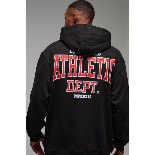 Sudadera Man Active Oversize Con Capucha Y Estampado De Los Angeles Athletic Dept - boohoo - Modalova