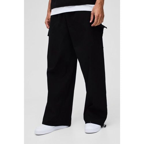 Pantaloni Cargo da paracadutista con vita elasticizzata - boohoo - Modalova