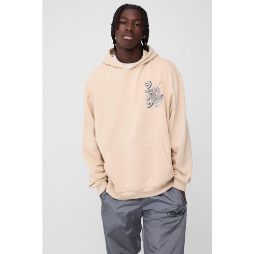 Sudadera Oversize Con Capucha Y Estampado Gráfico De Ramen - boohoo - Modalova