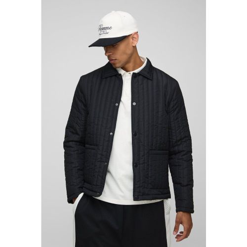 Chaqueta Harrington Regular Acolchada - boohoo - Modalova