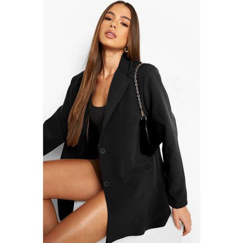 Blazer sartoriale oversize, Nero - boohoo - Modalova