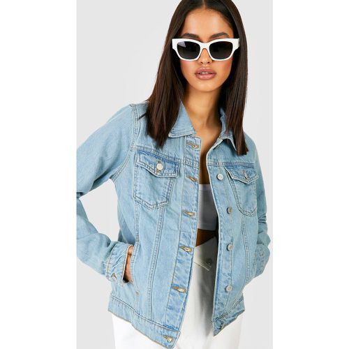 Giacca in denim stile Western - boohoo - Modalova